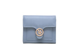 Purity Wallet Women's Short Zipper Buckle Fresh Leaf Bag
