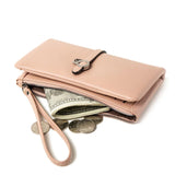 Purity Women's Long Wallet Casual Handbag Buckle Wallet