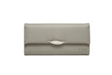 Purity Women's Long Wallet Leaf Design Zipper Buckle Handbag