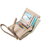 Purity Women's Short Fresh Print Wallet with Buckle