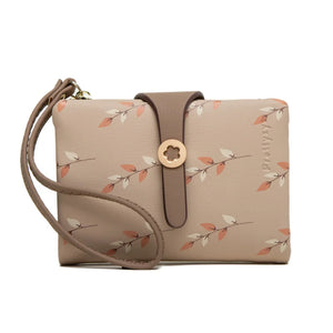 Purity Women's Short Fresh Print Wallet with Buckle