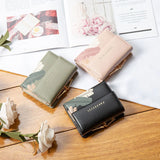 Purity Women's Short Wallet - Small 3-fold PU Zero Wallet