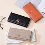 Purity Women's Long Buckle PU Handbag Wallet