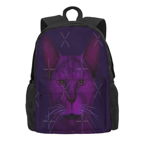 Purple Cat Backpacks Men's Backpacks Bags For Women Back Bag Men's Backpack