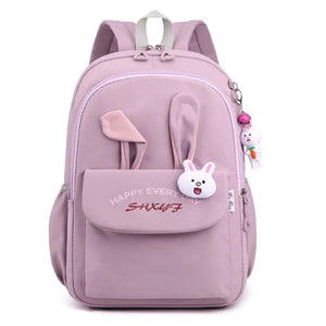 Purple Girls Kids Backpack School Satchel Travel School Bag