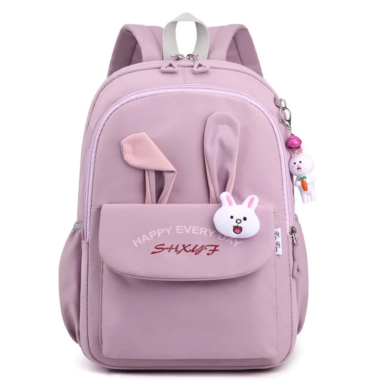 Purple Girls Kids Backpack School Satchel Travel School Bag