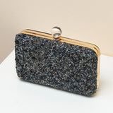 Purple Clutch Purse Colorful Evening Crossbody Shoulder Bag