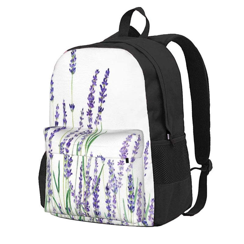 Purple Lavender 1 Backpacks Men's & Women's Bag