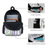Purple Lavender 1 Backpacks Men's & Women's Bag