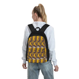 Purple Robot Backpacks Men's Women's Bag Back Bag