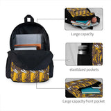 Purple Robot Backpacks Men's Women's Bag Back Bag