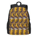 Purple Robot Backpacks Men's Women's Bag Back Bag