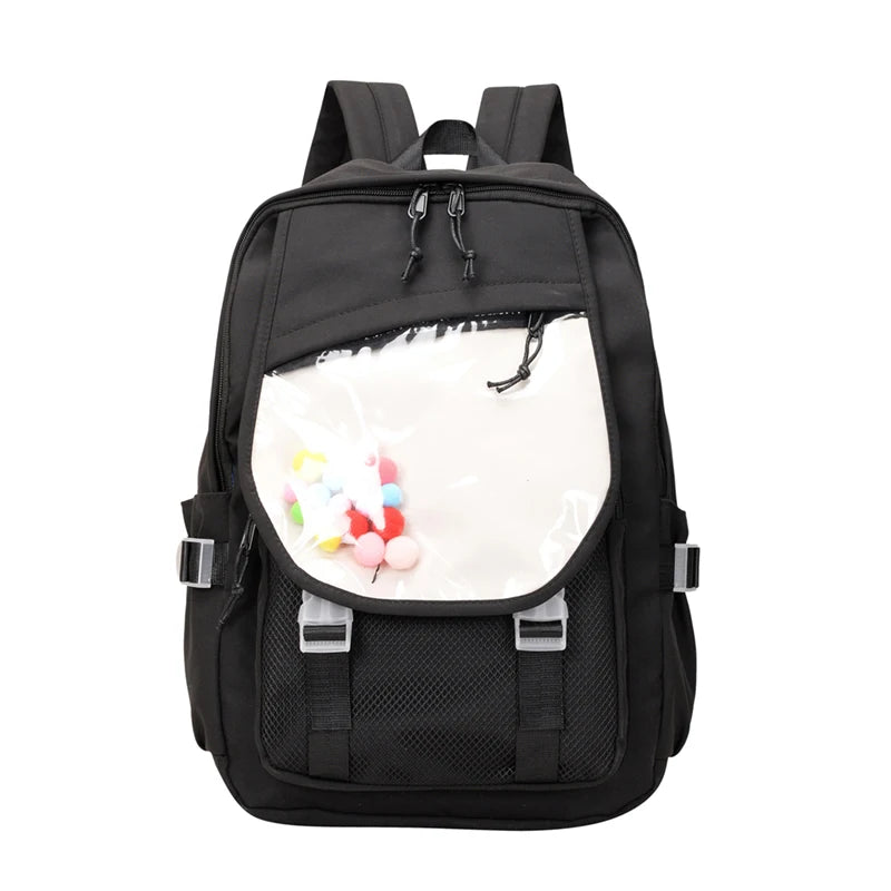 Purple Girls' Nylon Backpack for Travel