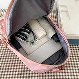Purple Girls' Nylon Backpack for Travel