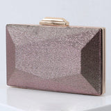 Purple Unique Evening Clutch Bags for Wedding Party Shoulder Handbags Purse