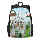 Purr-Fect Blooms Backpacks Men's Backpacks Bags For Women