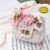Pearl Top Handle Crossbody Bag for Women Girls