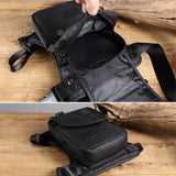 Waterproof Shoulder Bags Messenger Cross Body Hip Leg Bags Men