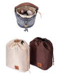 Satin Purse Organizer Insert for Bucket Bag