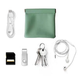 Portable Earphone Wire Bag Fine Stitching Cosmetic Bag