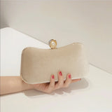 Green Tassel Evening Clutch Bag with Chain Strap