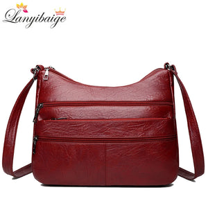 Small Shoulder Crossbody Bags for Women PU Leather Messenger Bag