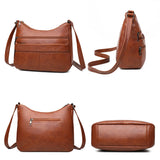 Small Shoulder Crossbody Bags for Women PU Leather Messenger Bag