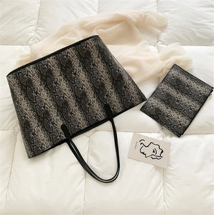 Women's Casual Handbag Set - 2 Piece Handbags