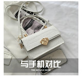 Crocodile Pattern Crossbody Bag Women Leather Messenger Totes Handbags