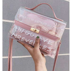 Crocodile Pattern Crossbody Bag Leather Messenger for Women