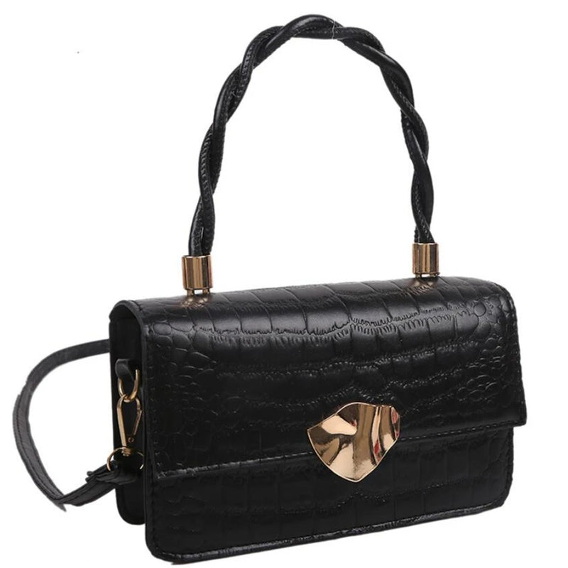 Crocodile Pattern Crossbody Bag Women Leather Messenger Totes Handbags