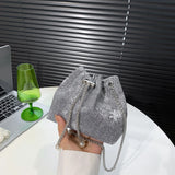 Crystal Rhinestone Shoulder Bag Evening Banquet Clutch Purse