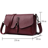 Designer Leather Shoulder Messenger Bag for Women Ladies Crossbody Hand Bag