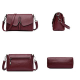 Designer Leather Shoulder Messenger Bag for Women Ladies