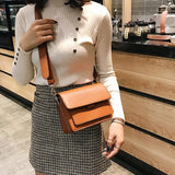 Retro Small Square Bag Crossbody Bags for Women