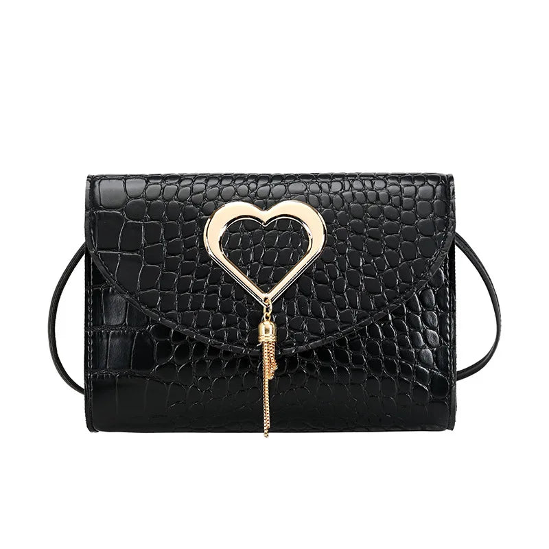 Fashionable Shoulder Messenger Bag for Women PU Lipstick Bag