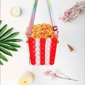 Popcorn Wallet Sensory Stress Reliever Mini Toy Gift for Autism