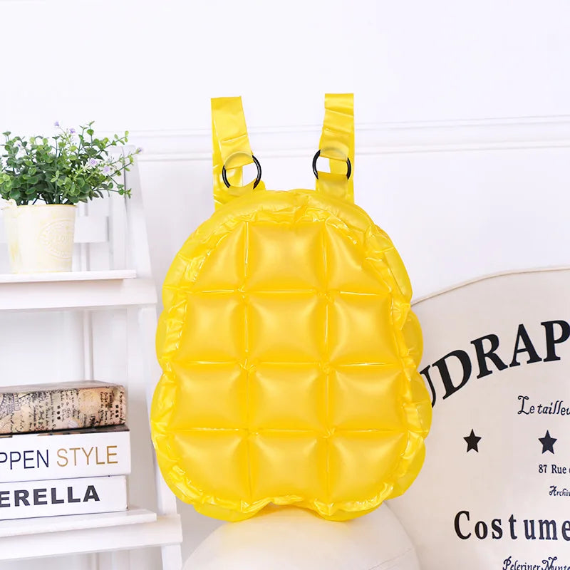 Waterproof PVC Beach Bag Inflatable Children's Schoolbag Women's Backpack