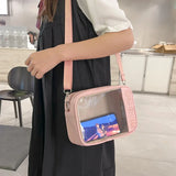 Clear Crossbody Bag Transparent PVC Shoulder Handbag