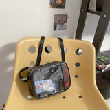 Clear Crossbody Bag Transparent PVC Shoulder Handbag