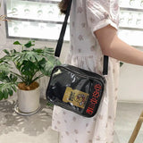 Clear Crossbody Bag Transparent PVC Shoulder Handbag