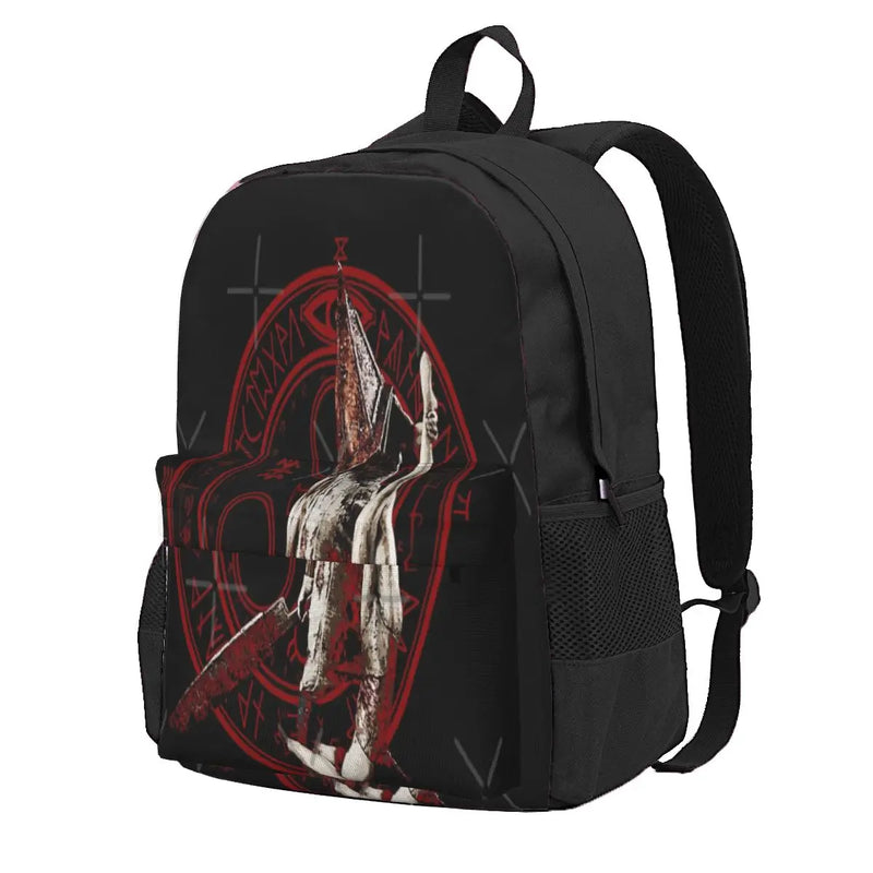 Pyramid Head Backpacks Men's Anime School Backpacks