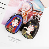 Cartoon Cat Key Bag PU Leather Key Wallets