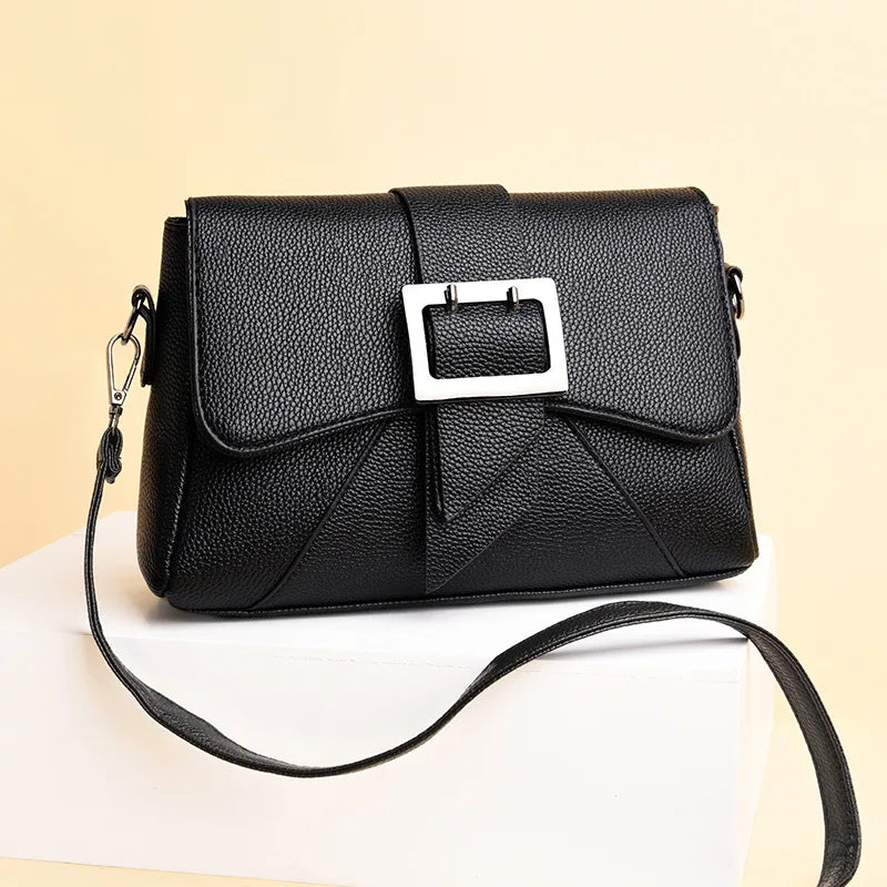 Women's Small Square Bag Belt Buckle Casual Wallet
