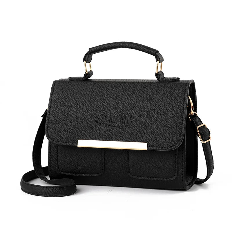 Women's Winter Style Leather Shoulder Bag