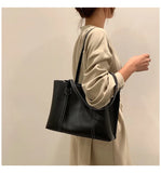 Winter Style Texture Large-capacity Bag One-shoulder Portable