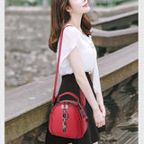 QiaoSanSan Women's Handbags Winter Ladies Shoulder Bags Pendant Messenger