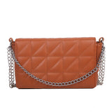 Qiaoduo Plaid Crossbody Bag Chain Strap Shoulder Bag Handbags Purses