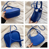 Qiaoduo PU Leather Women's Handbag Short Handle Shoulder Crossbody Bag