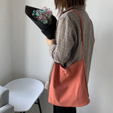 Qiaoduo Candy Bag Nylon Canvas Shoulder Bag Large Eco Shopping Tote Bags